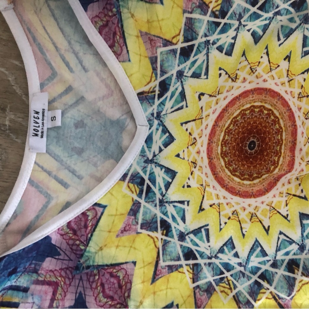 Wolven threads crop top